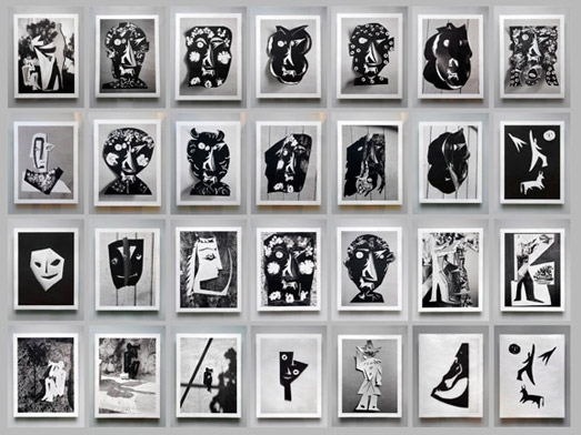 Contact platine-palladium 46x60 cm sur papier pur coton - Pour André Villers et Gagosian Gallery